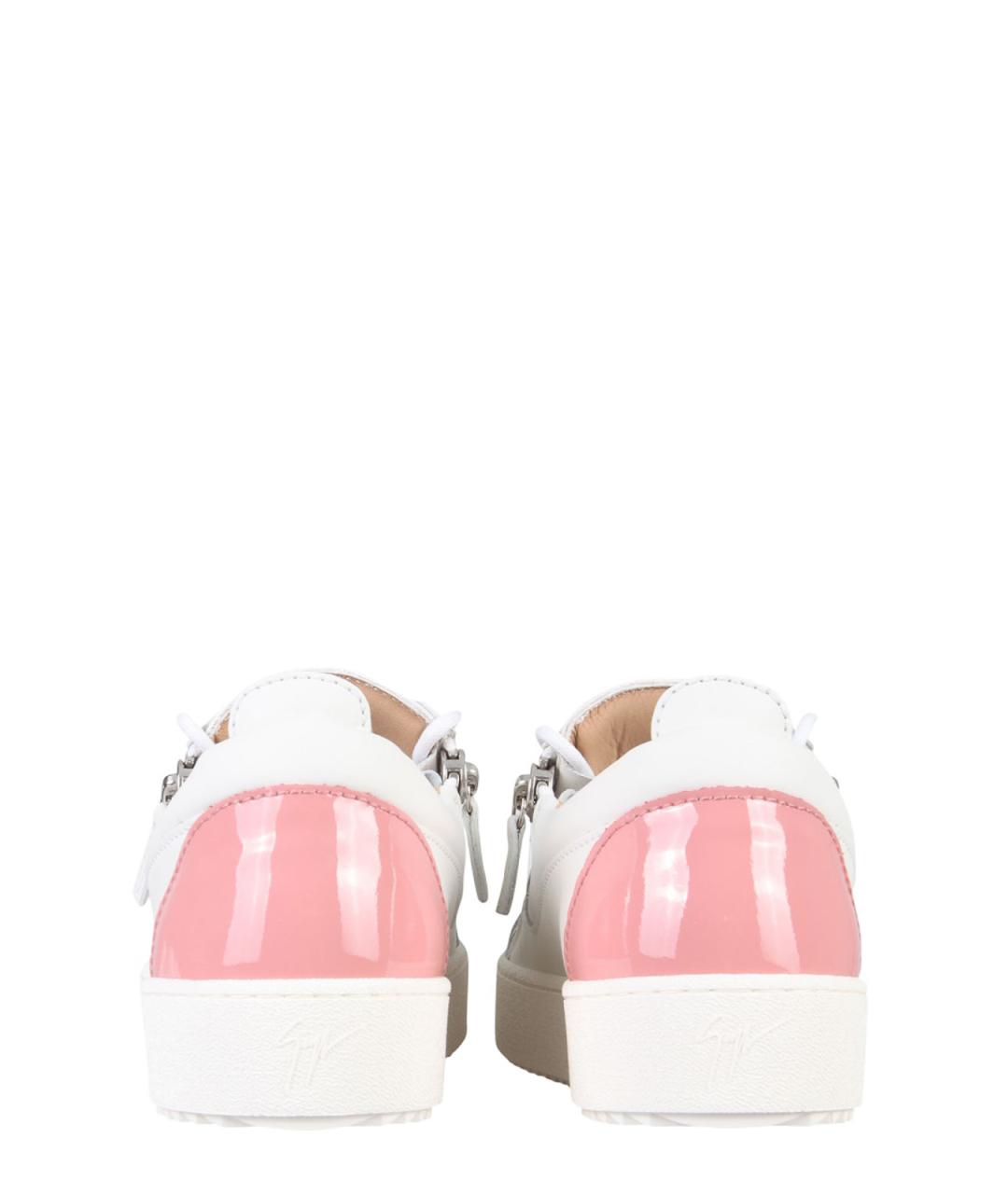 GIUSEPPE ZANOTTI DESIGN Белые резиновые кроссовки, фото 3