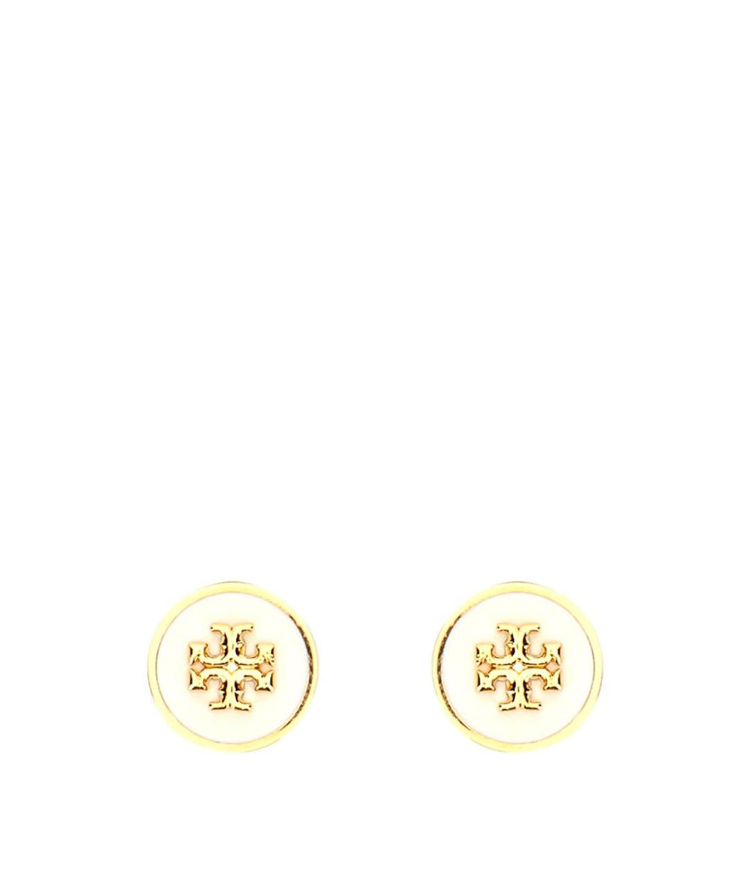 TORY BURCH Золотые металлические серьги, фото 1