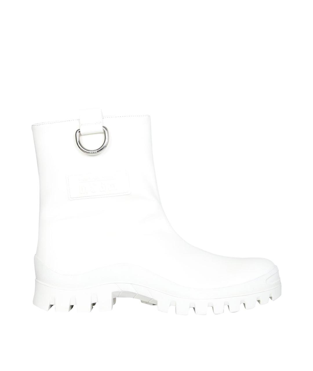 MSGM Белые резиновые сапоги, фото 1