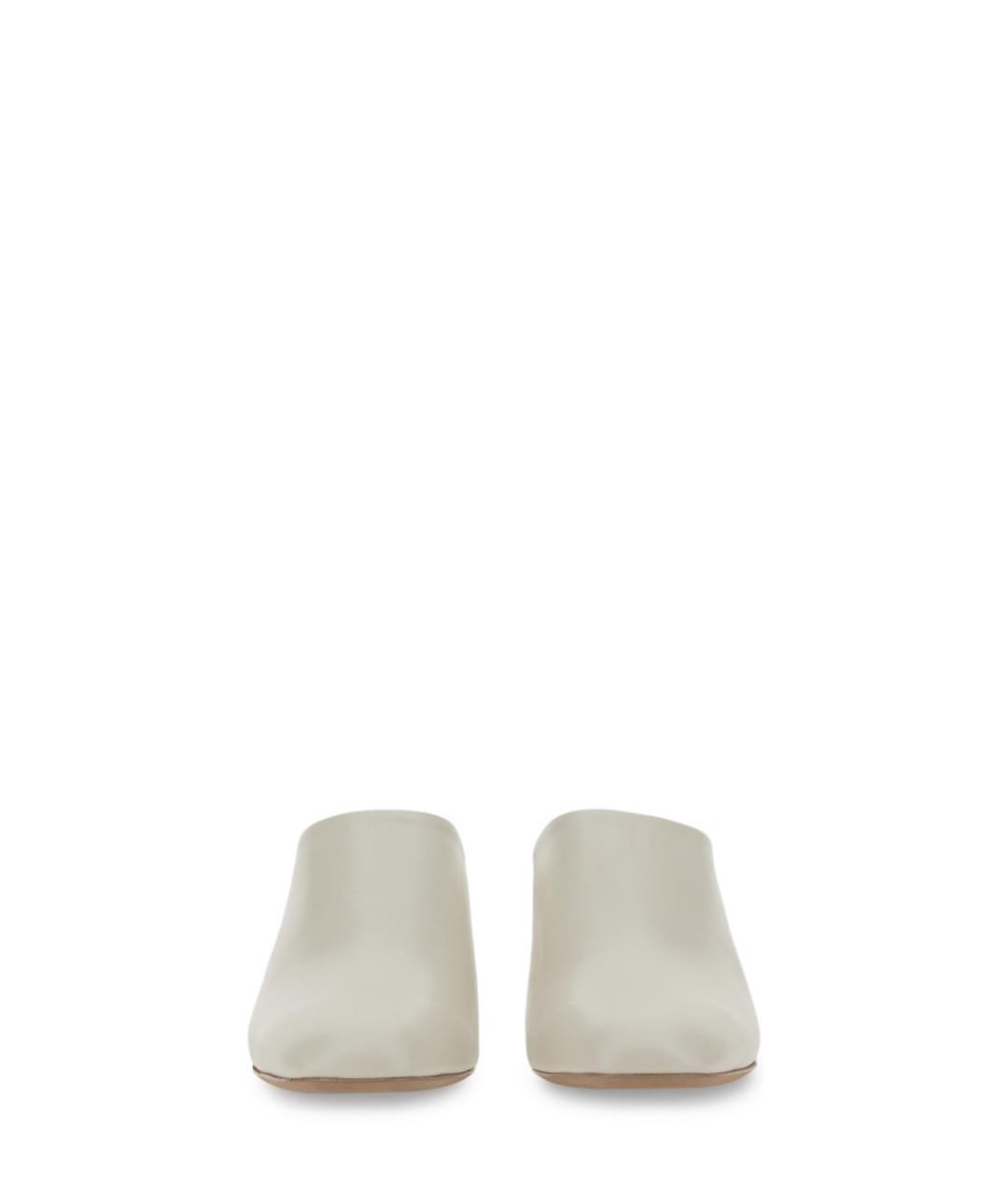 TOD'S Белые кожаные мюли, фото 4