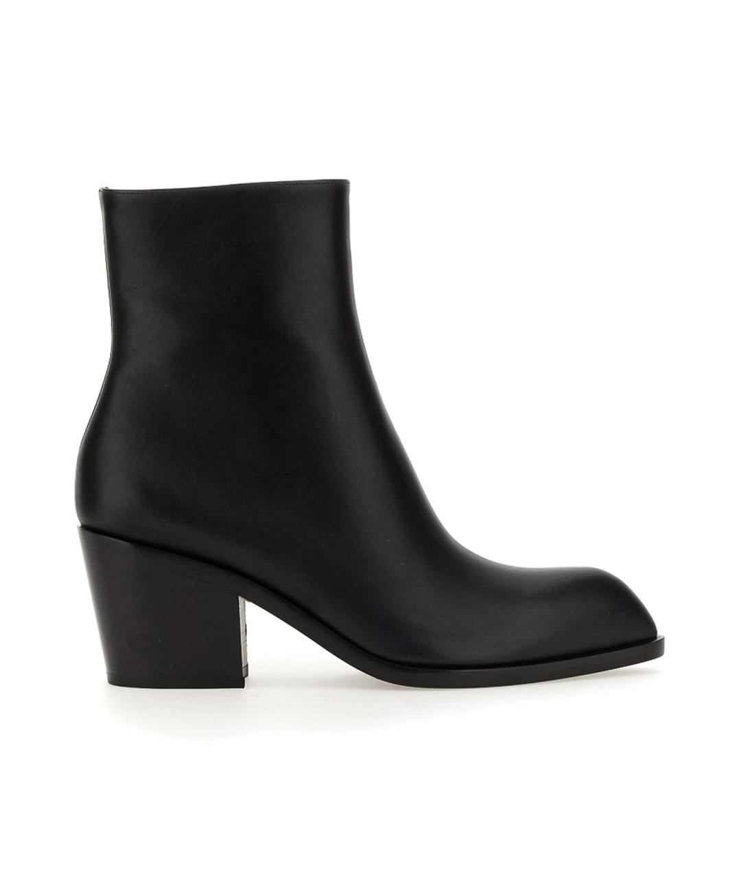 GIANVITO ROSSI Черные кожаные сапоги, фото 1