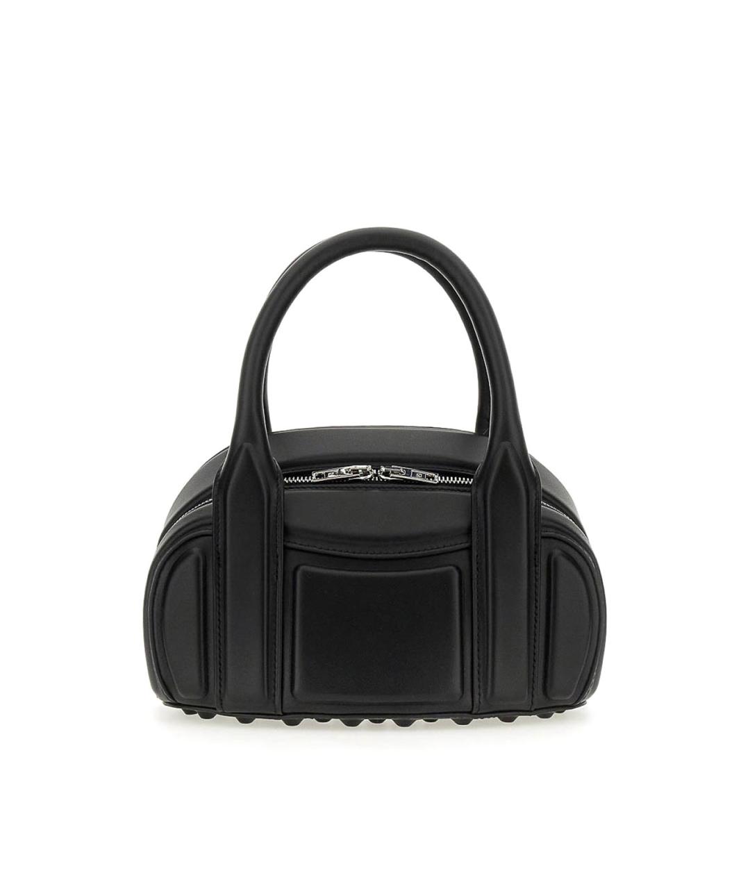 ALEXANDER WANG Черная кожаная сумка с короткими ручками, фото 1
