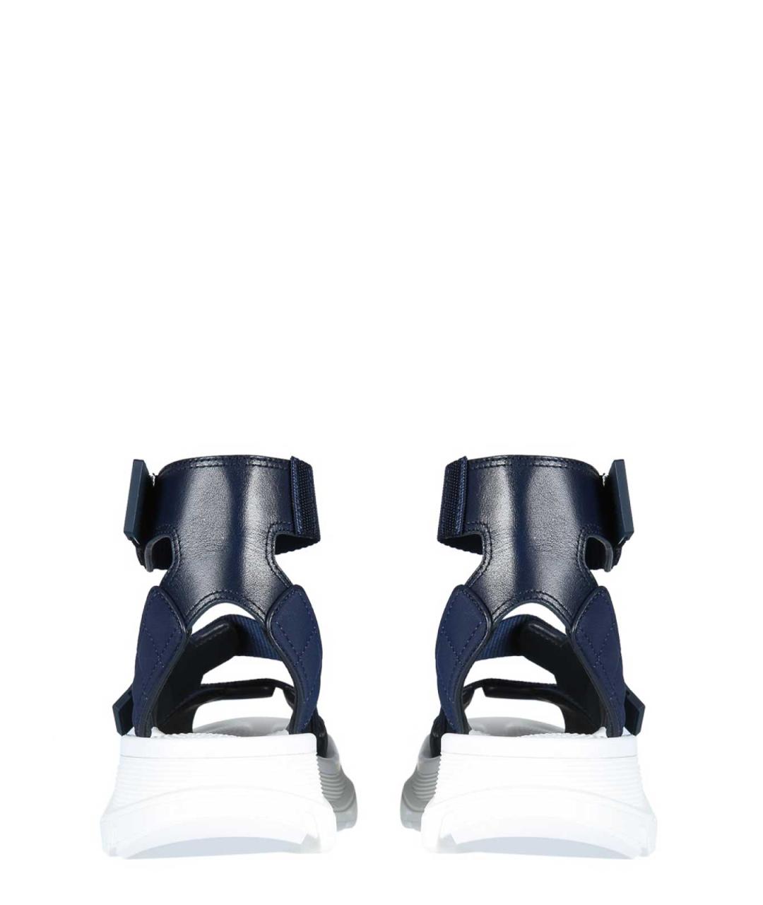 ALEXANDER MCQUEEN Синие сандалии, фото 3