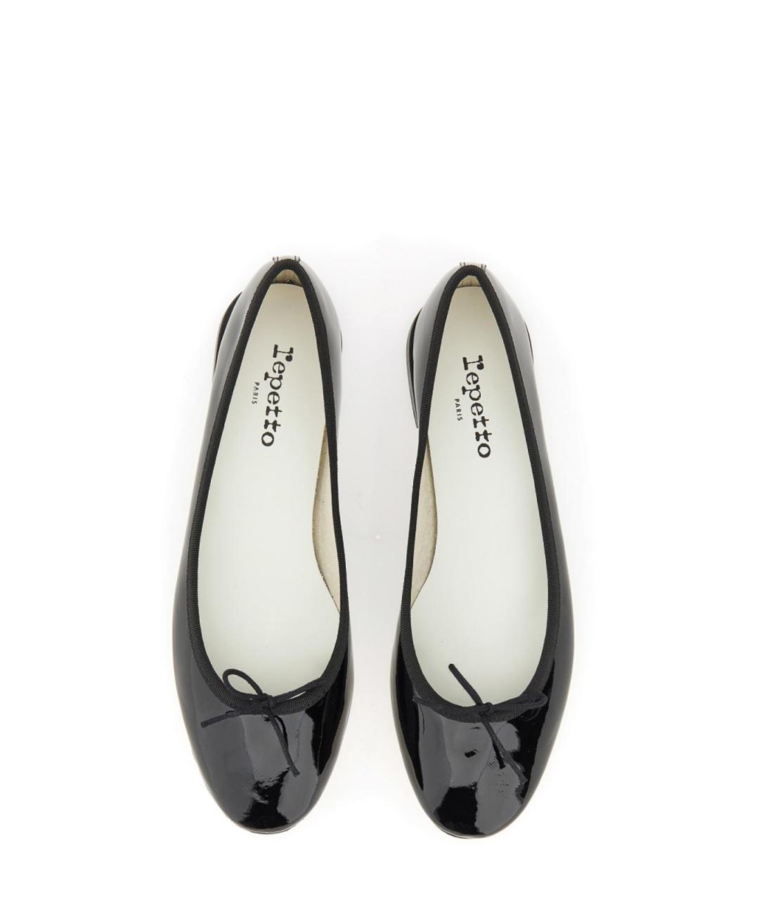 REPETTO Черные балетки из лакированной кожи, фото 2