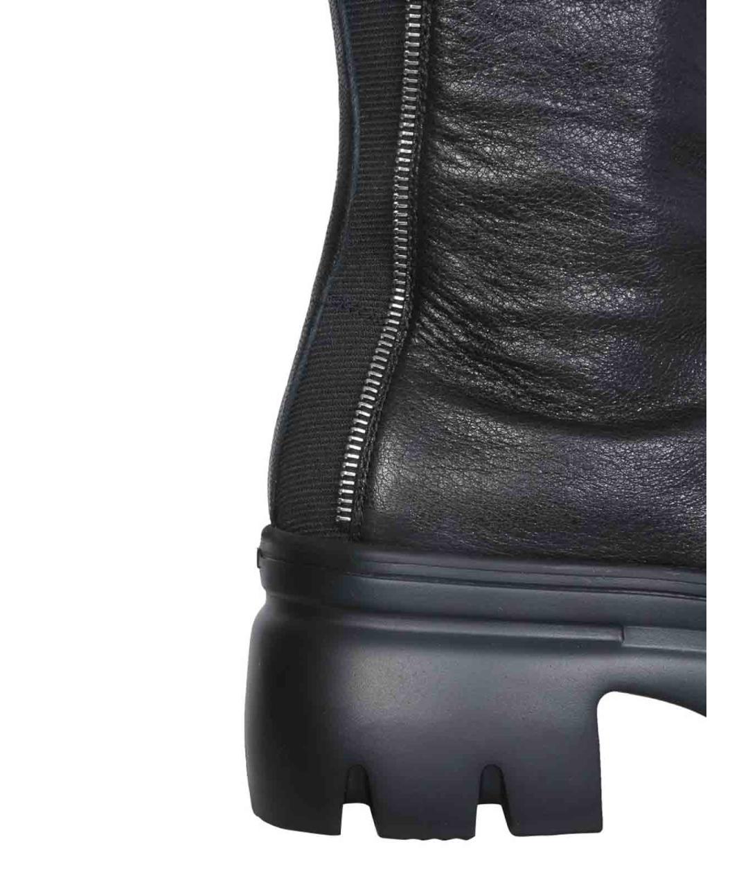 GIUSEPPE ZANOTTI DESIGN Черные резиновые сапоги, фото 4