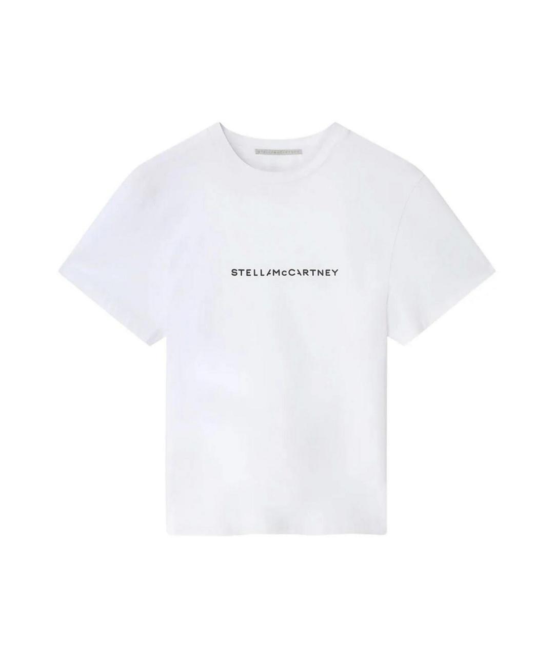 STELLA MCCARTNEY Белая хлопковая футболка, фото 1