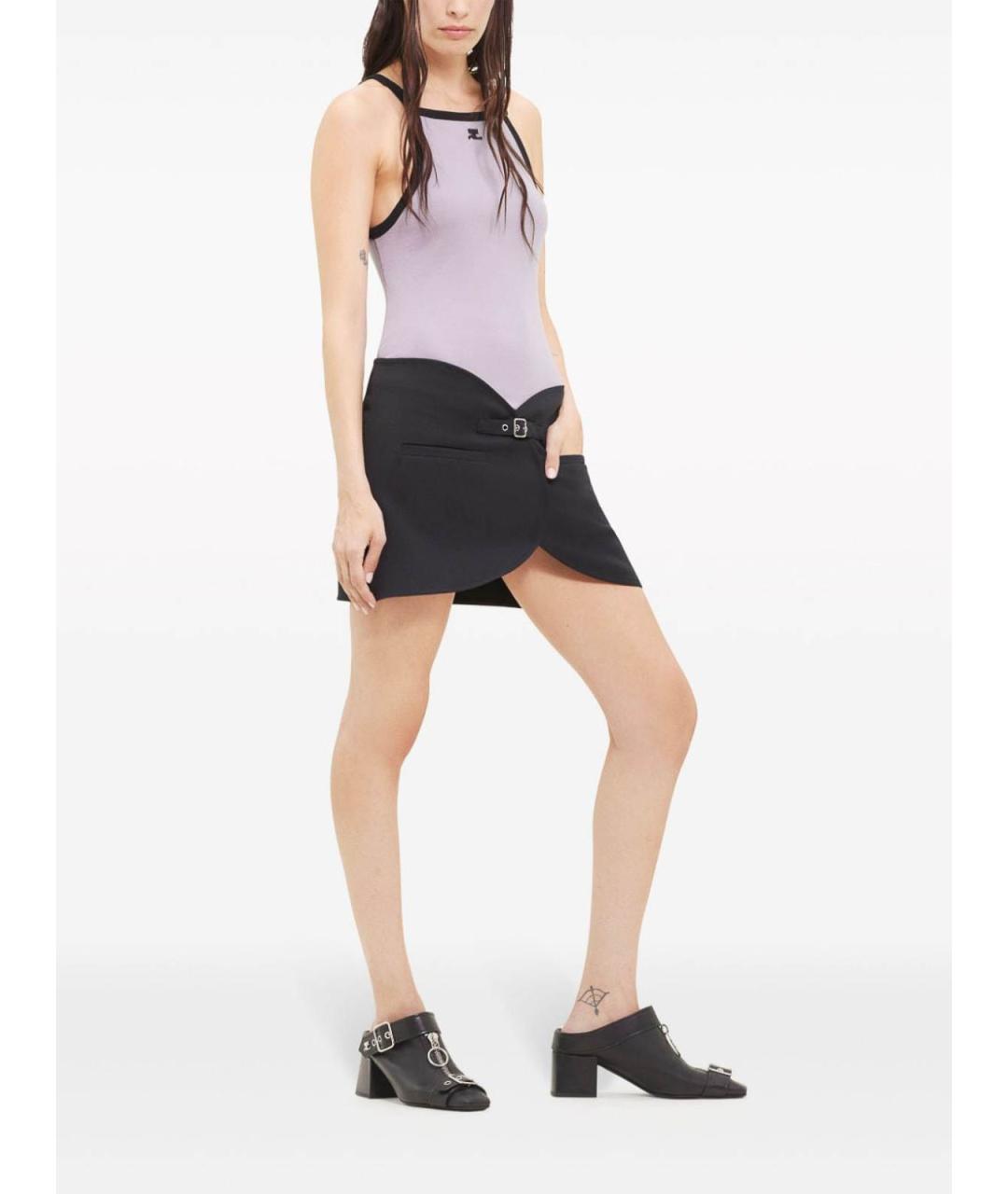 COURREGES Серая хлопковая майка, фото 4