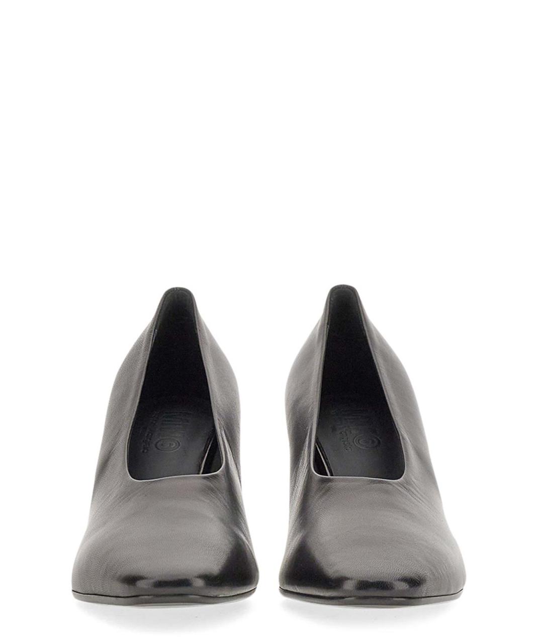 MM6 MAISON MARGIELA Черные кожаные туфли, фото 2