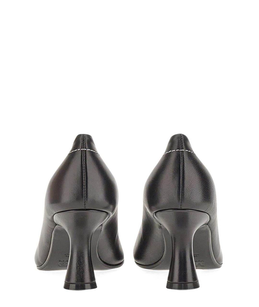 MM6 MAISON MARGIELA Черные кожаные туфли, фото 3