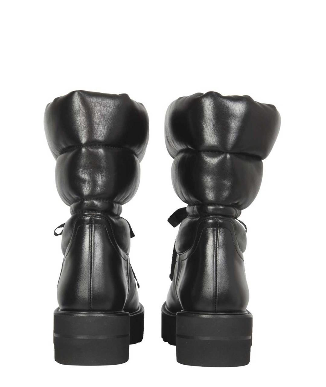 STUART WEITZMAN Черные кожаные сапоги, фото 3