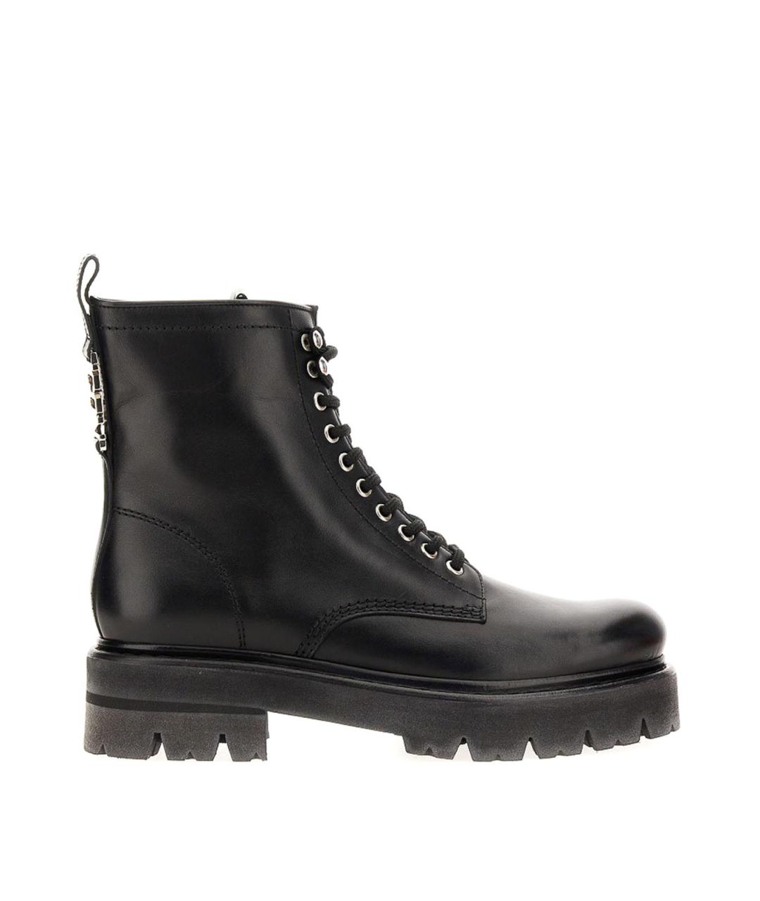 DSQUARED2 Черные кожаные сапоги, фото 1