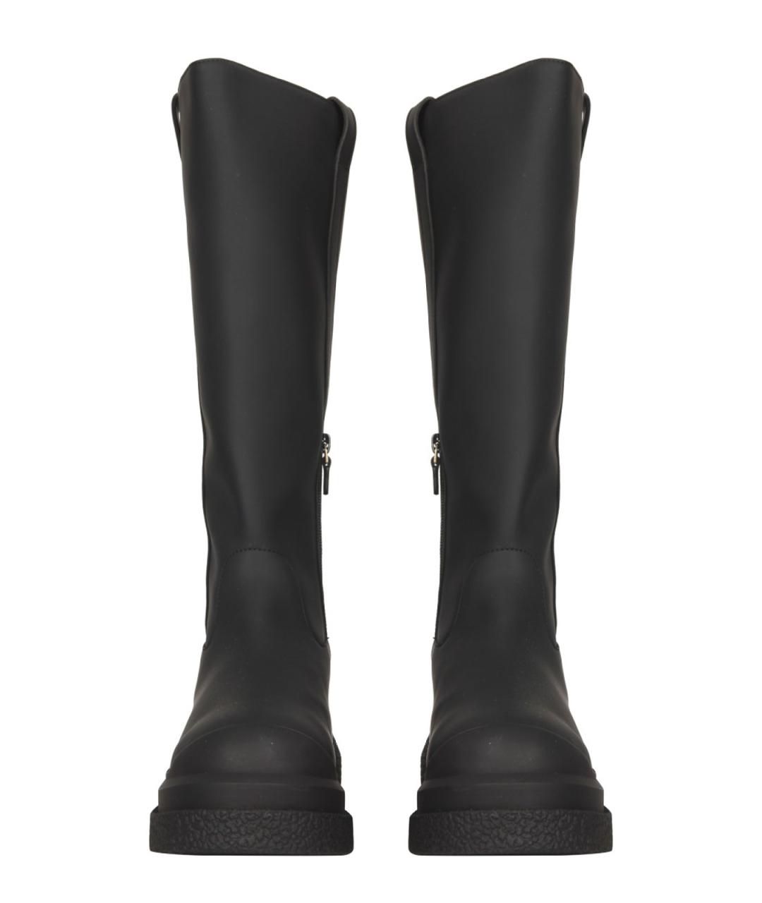 STUART WEITZMAN Черные кожаные сапоги, фото 2