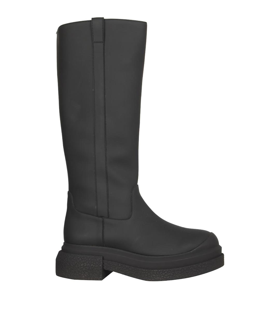 STUART WEITZMAN Черные кожаные сапоги, фото 1