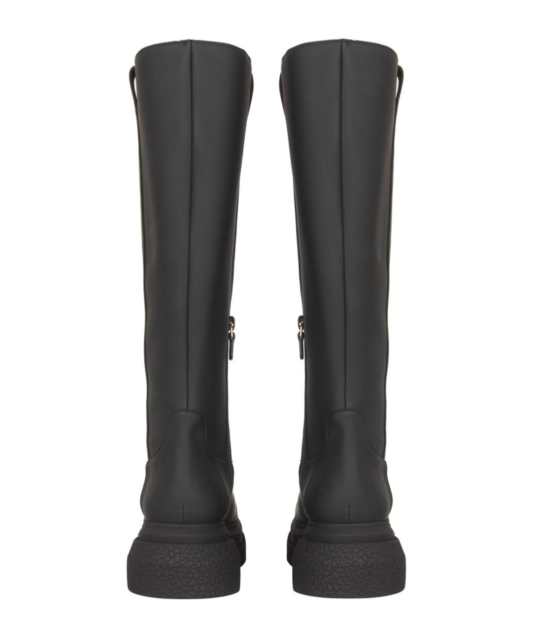 STUART WEITZMAN Черные кожаные сапоги, фото 4