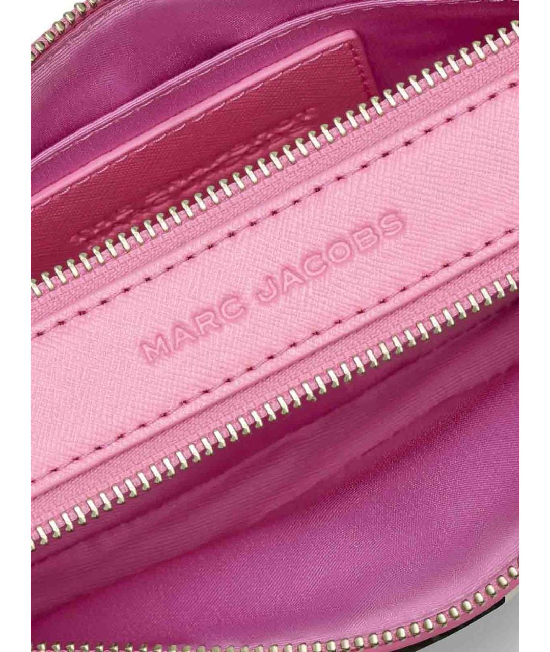 MARC JACOBS Розовая кожаная сумка через плечо, фото 5