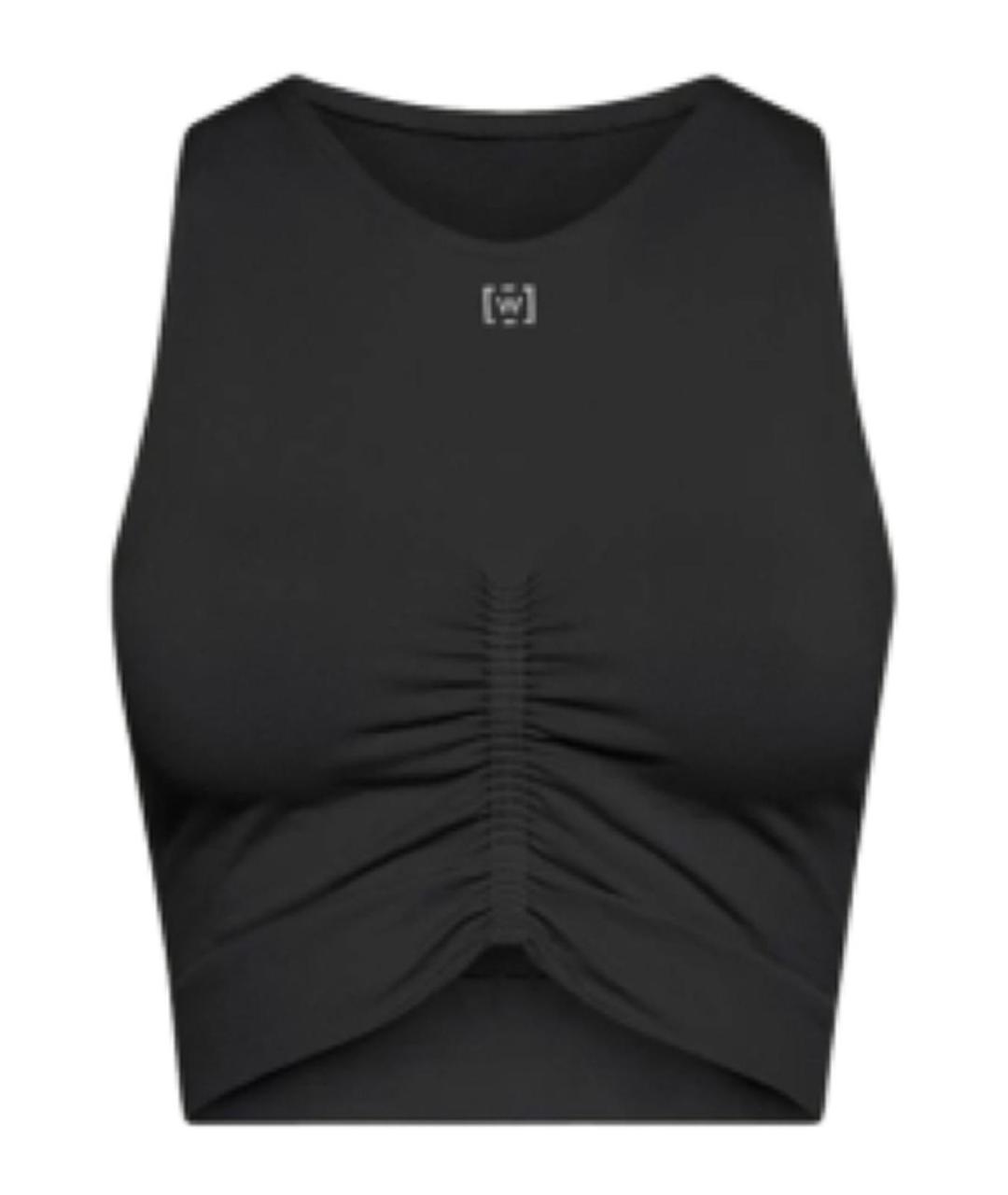 WOLFORD Черная полиамидовая майка, фото 1