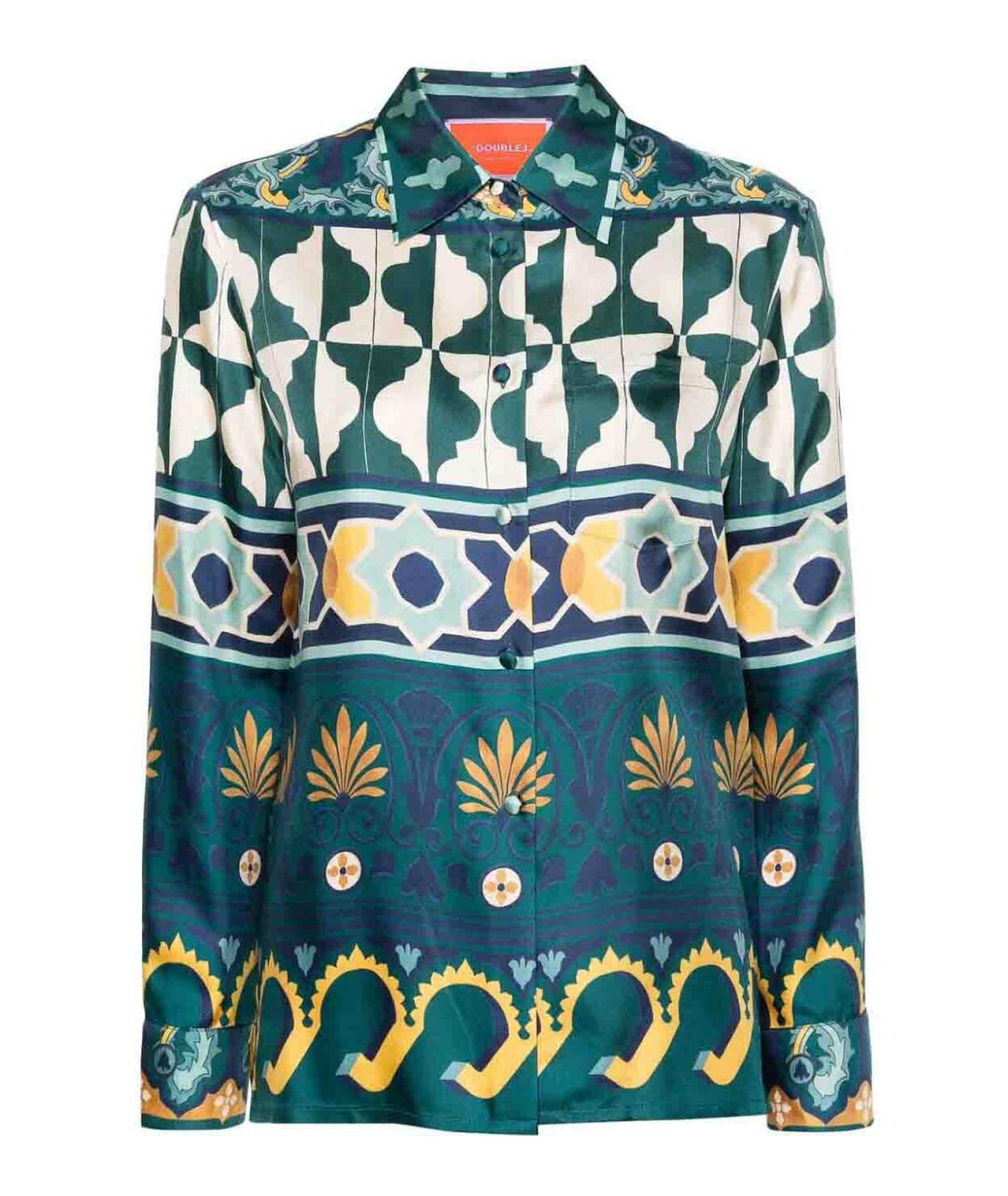 LA DOUBLEJ Мульти шелковая рубашка, фото 1