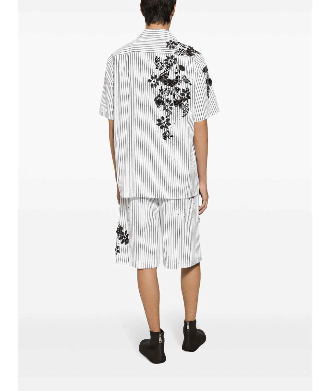 DOLCE&GABBANA Белая хлопковая кэжуал рубашка, фото 2
