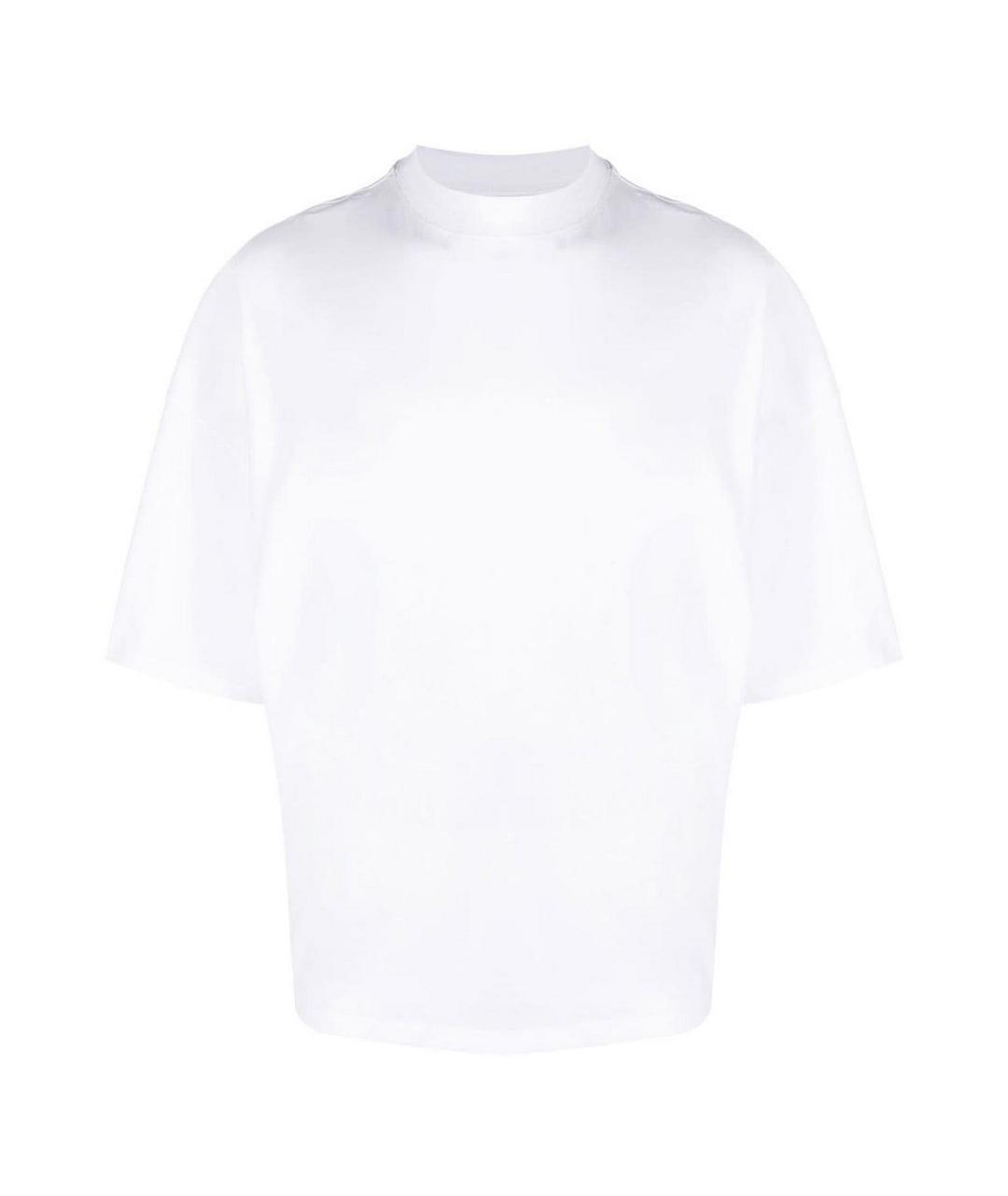 JIL SANDER Белая хлопковая футболка, фото 1
