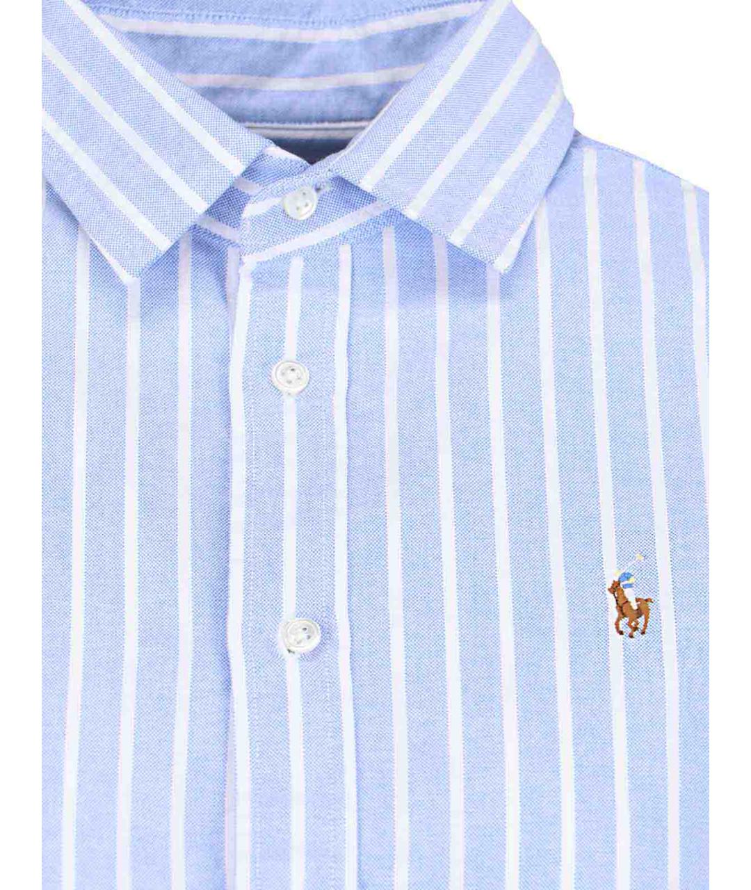 POLO RALPH LAUREN Синяя хлопковая рубашка, фото 3
