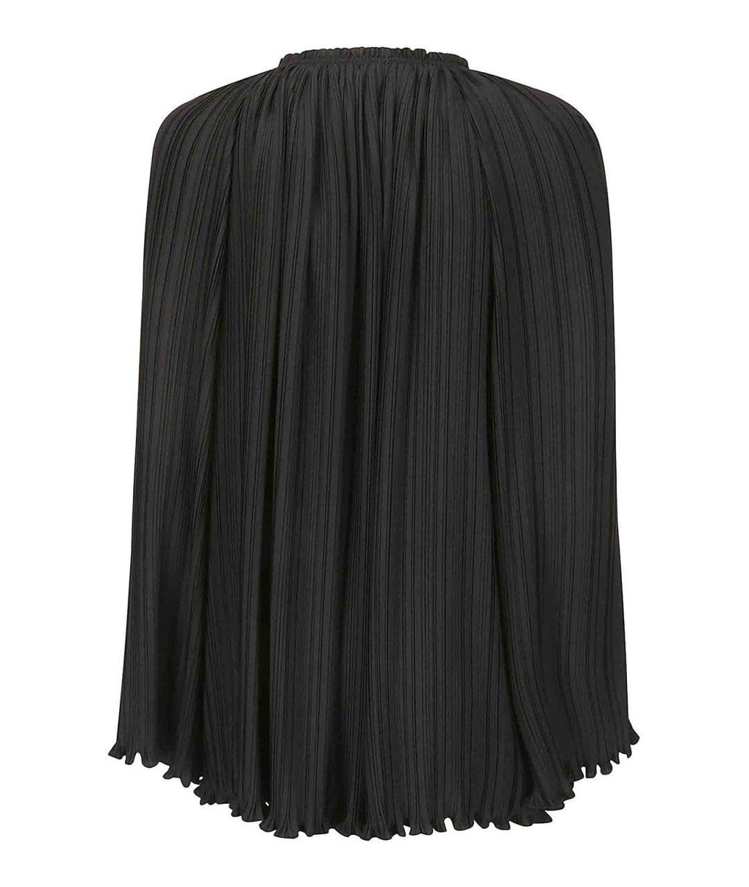 LANVIN Черная полиэстеровая блузы, фото 2