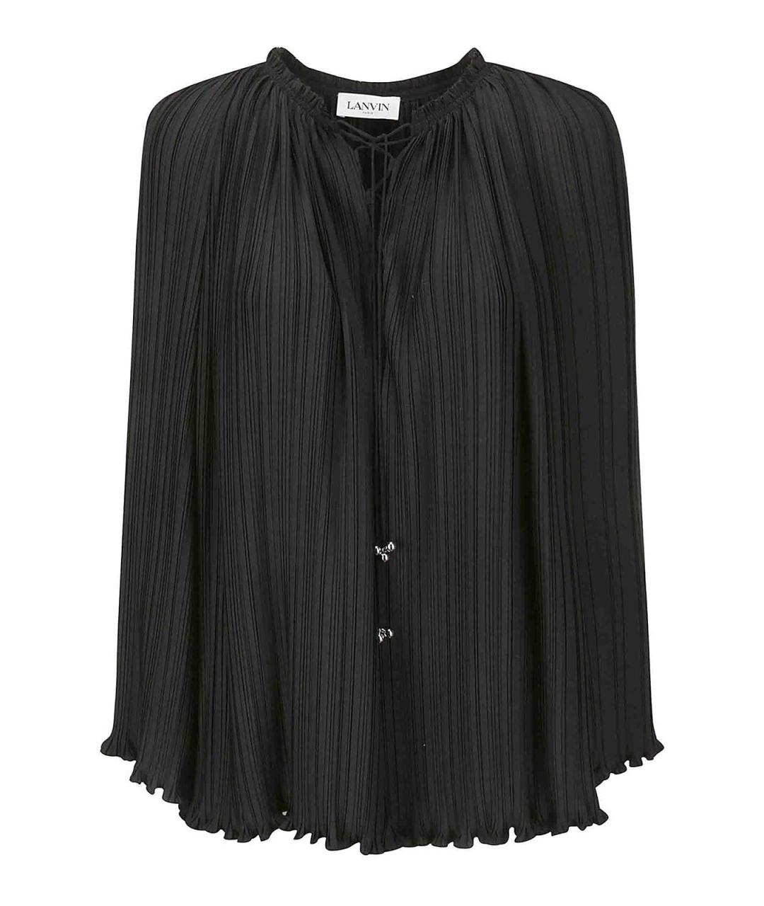 LANVIN Черная полиэстеровая блузы, фото 1