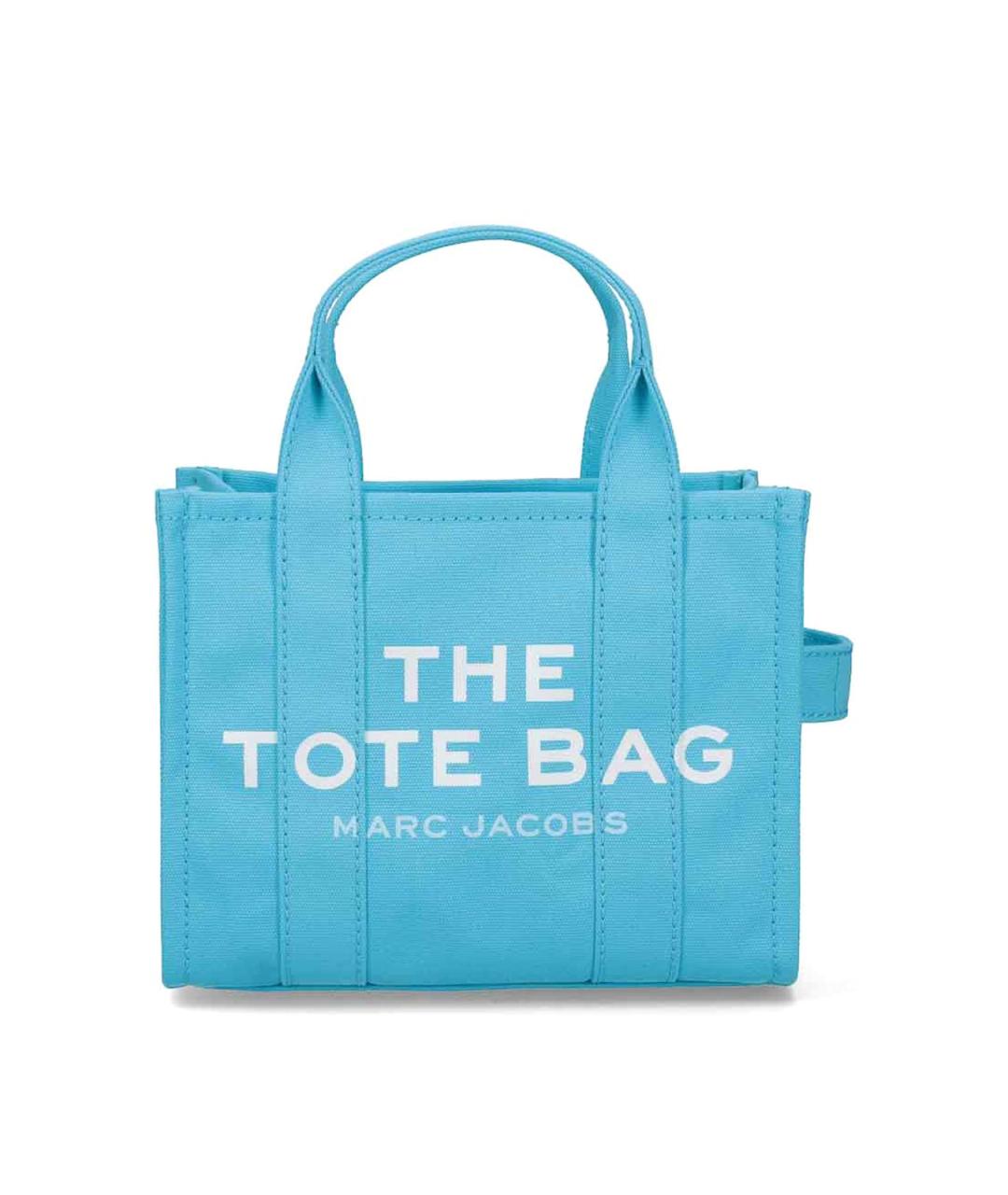 MARC JACOBS Синяя тканевая сумка тоут, фото 1
