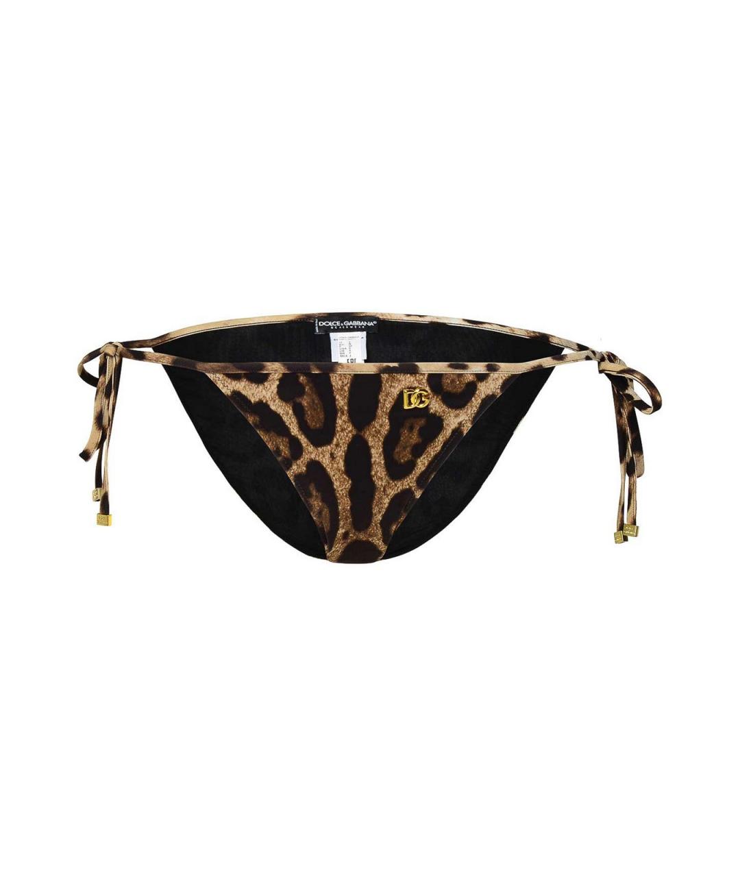 DOLCE&GABBANA Коричневый купальник, фото 1