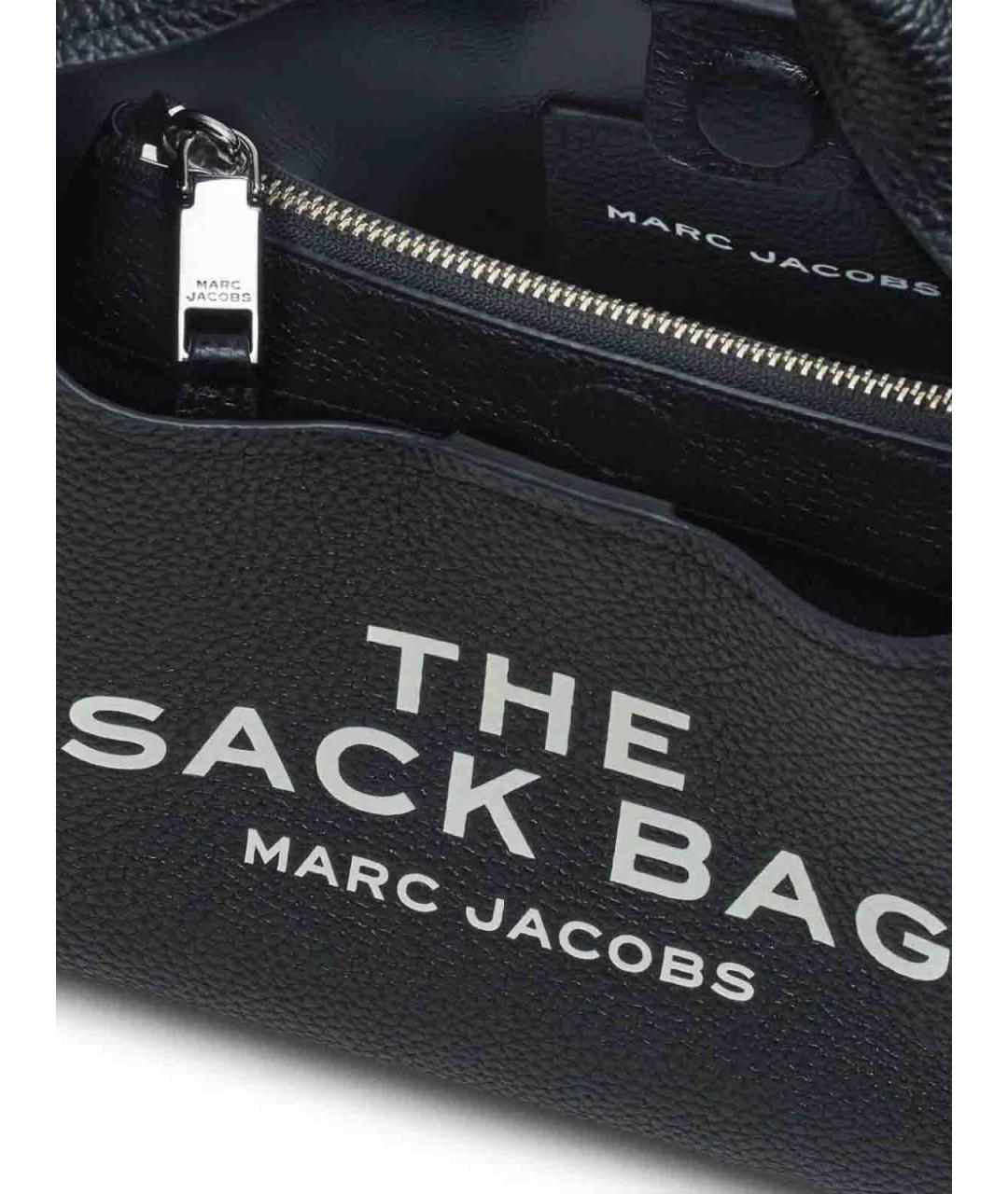 MARC JACOBS Черная кожаная сумка через плечо, фото 4
