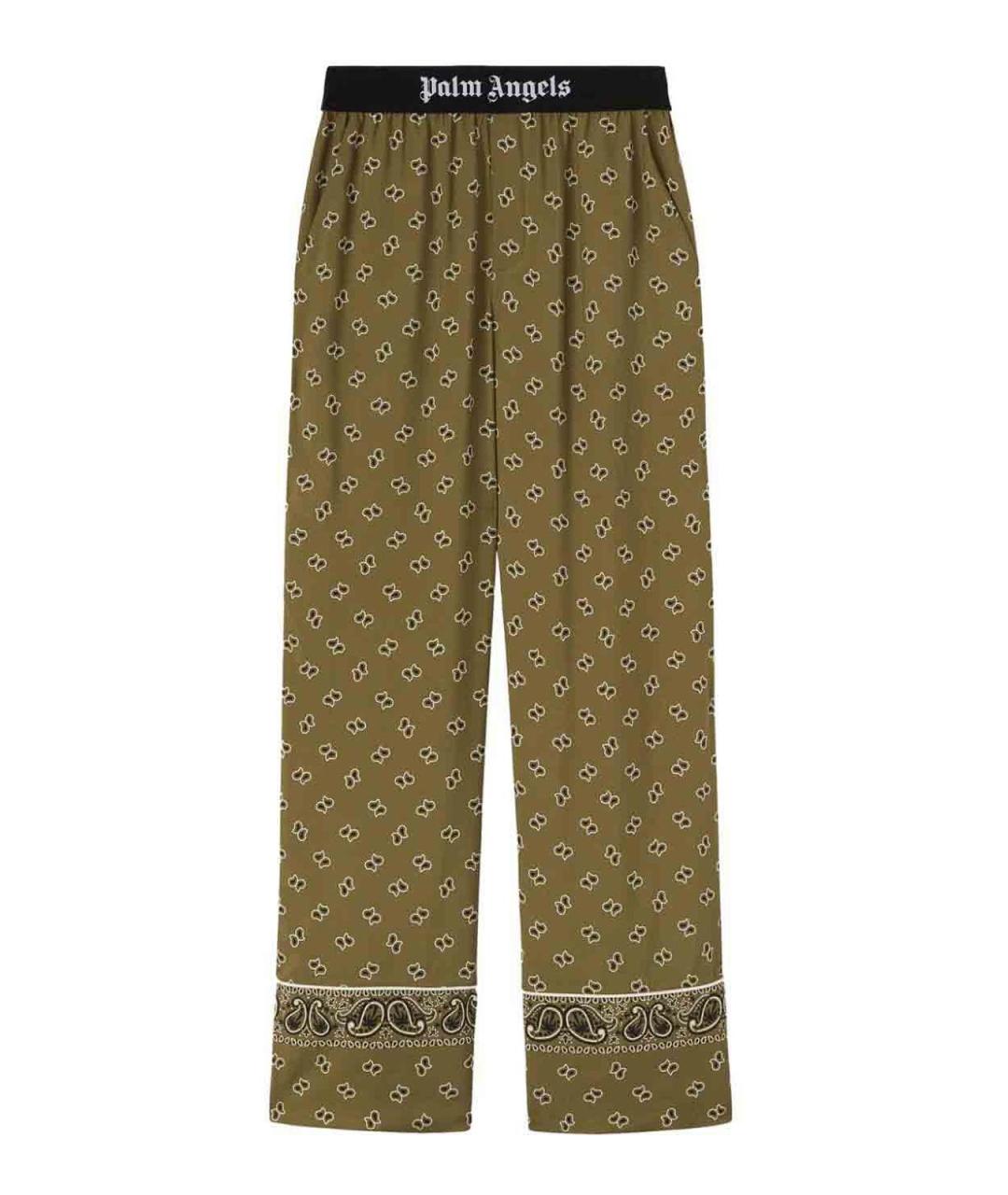 PALM ANGELS Зеленые спортивные брюки и шорты, фото 1
