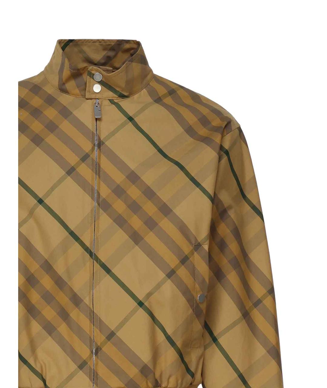 BURBERRY Бежевая хлопковая куртка, фото 3