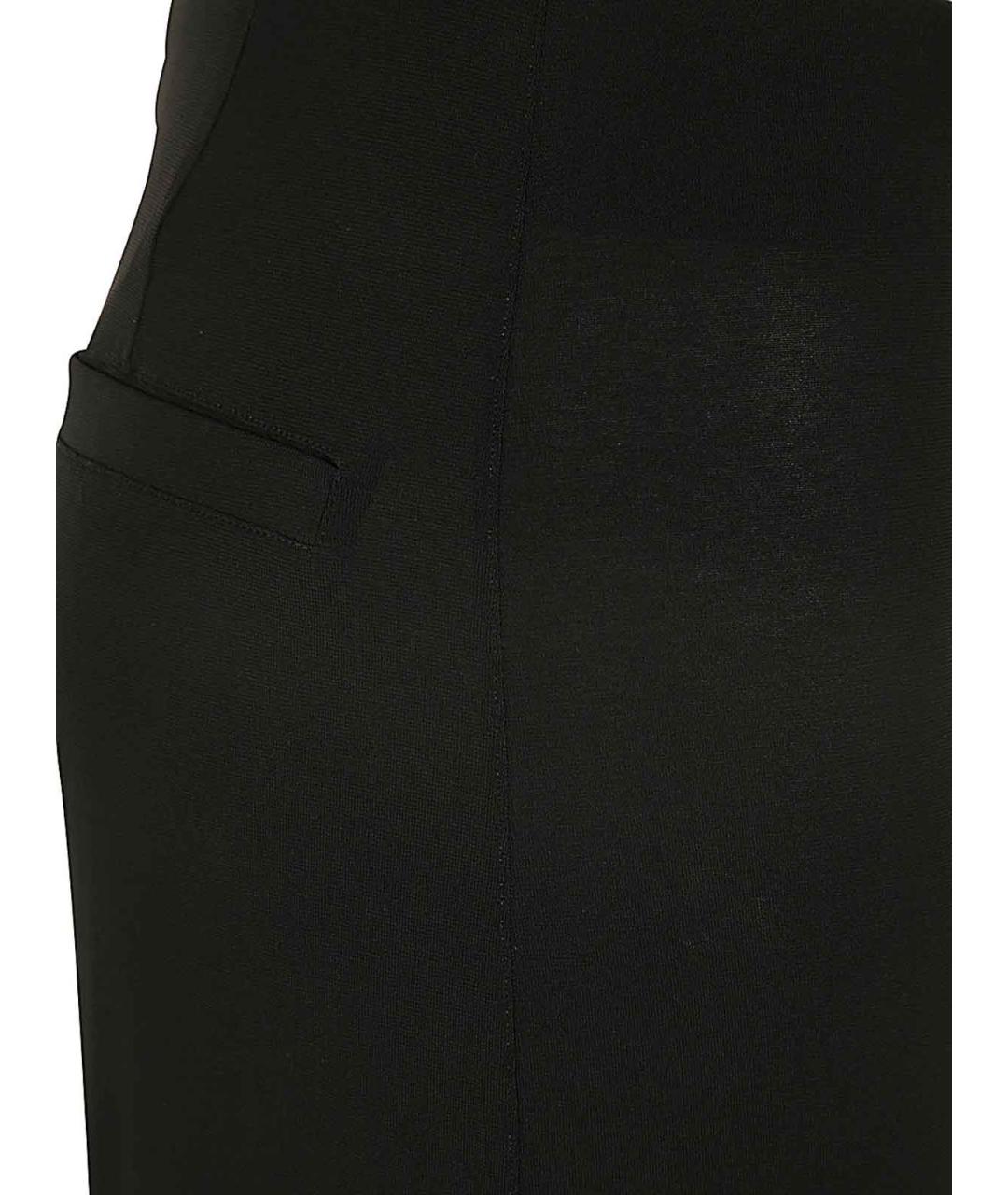 JACQUEMUS Черные ацетатные прямые брюки, фото 3