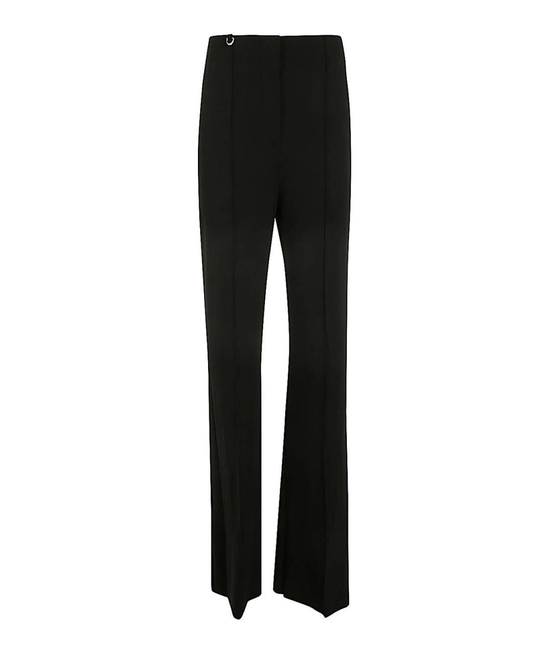 JACQUEMUS Черные ацетатные прямые брюки, фото 1