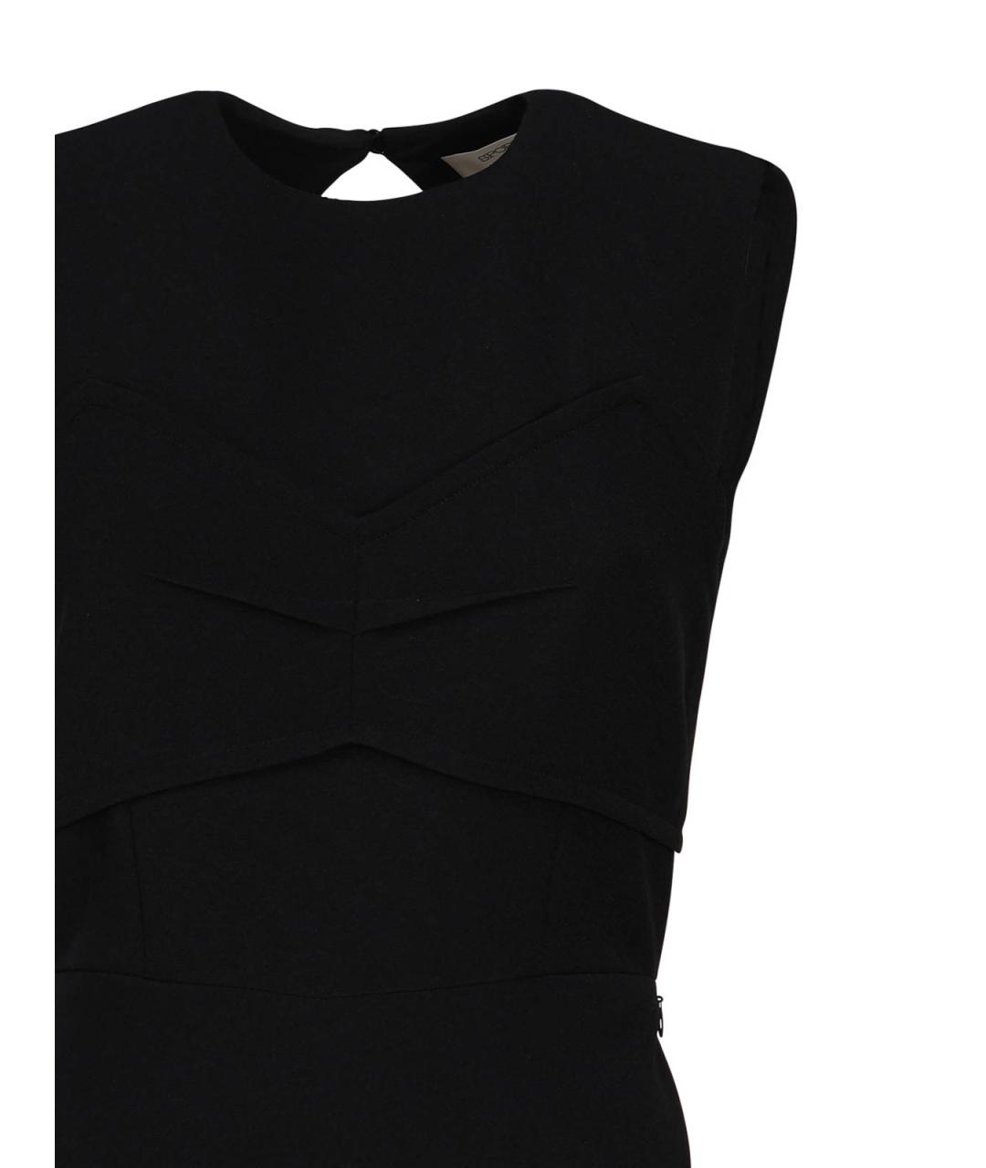 SPORTMAX Черное полиэстеровое повседневное платье, фото 3
