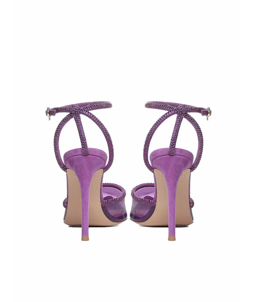GIANVITO ROSSI Фиолетовые замшевые туфли, фото 2