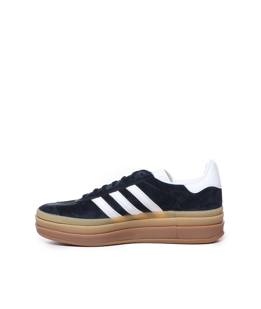 ADIDAS Черные замшевые кеды, фото 4