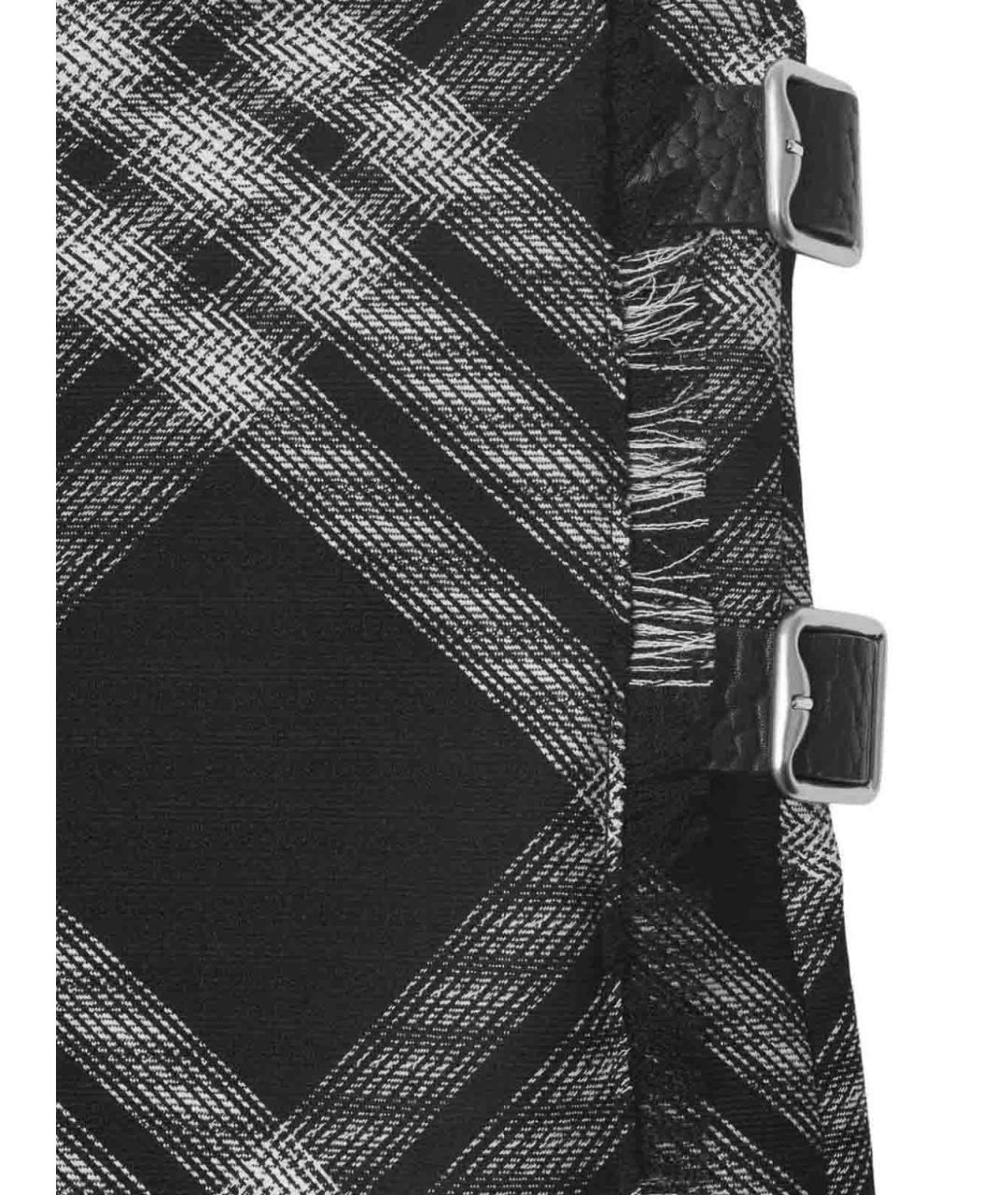 BURBERRY Черное шерстяное повседневное платье, фото 5