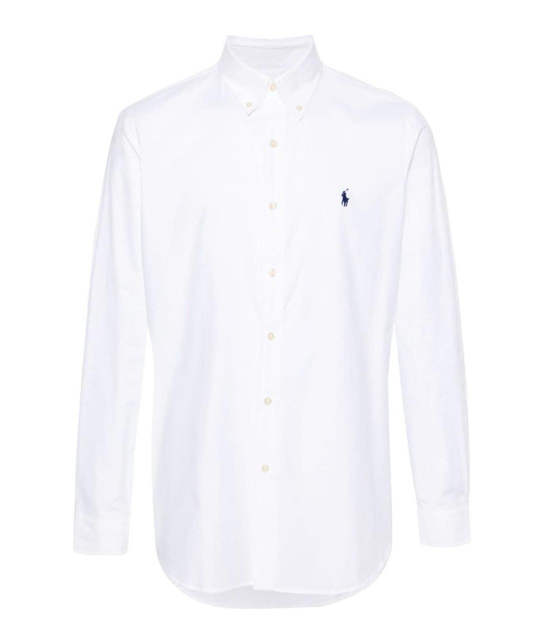 POLO RALPH LAUREN Белая хлопковая классическая рубашка, фото 1