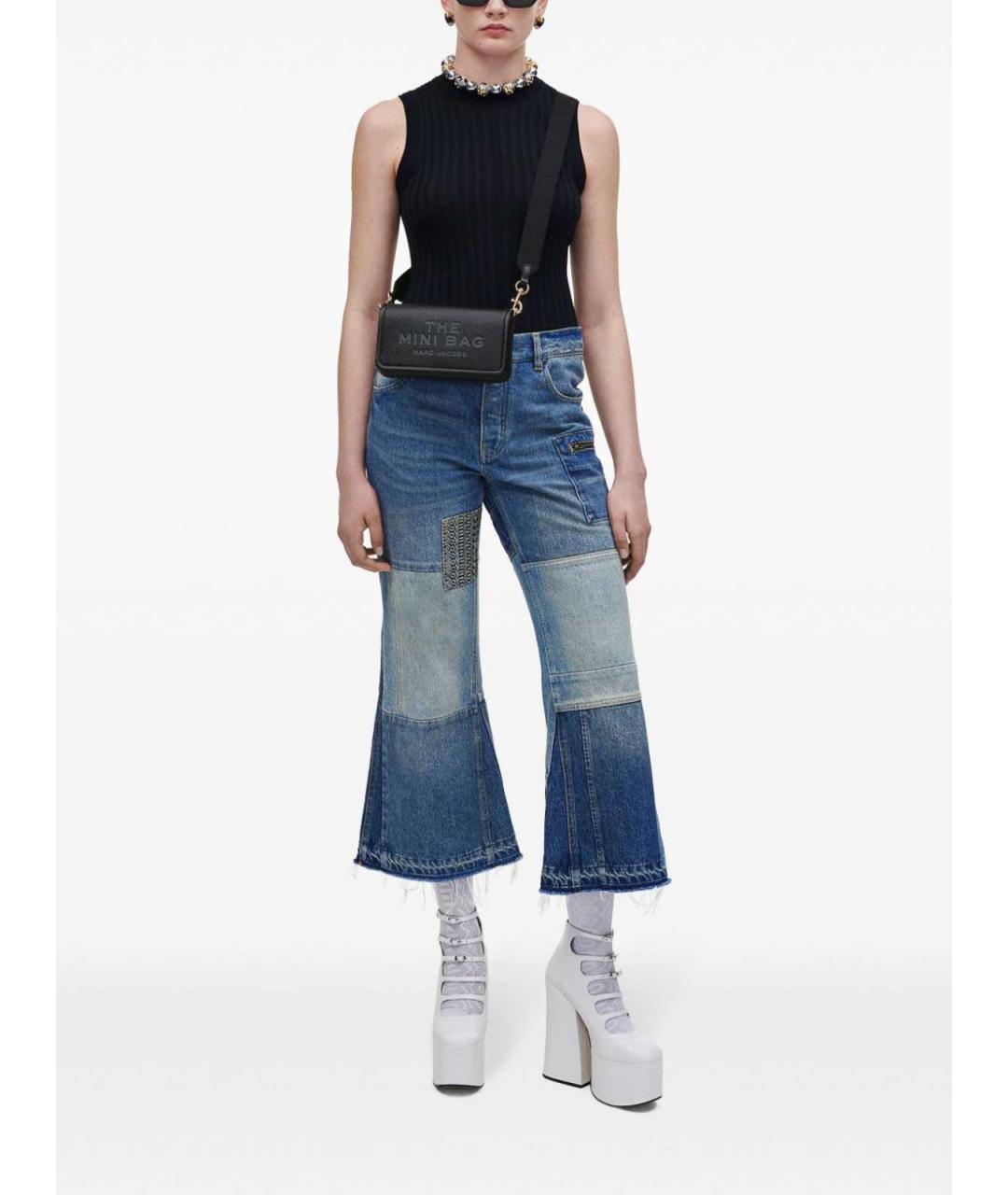 MARC JACOBS Черная кожаная сумка через плечо, фото 2