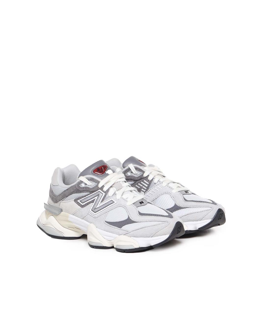 NEW BALANCE Серые замшевые низкие кроссовки / кеды, фото 3