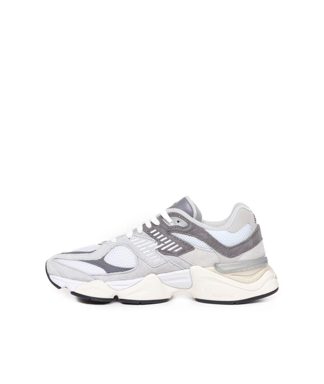 NEW BALANCE Серые замшевые низкие кроссовки / кеды, фото 4