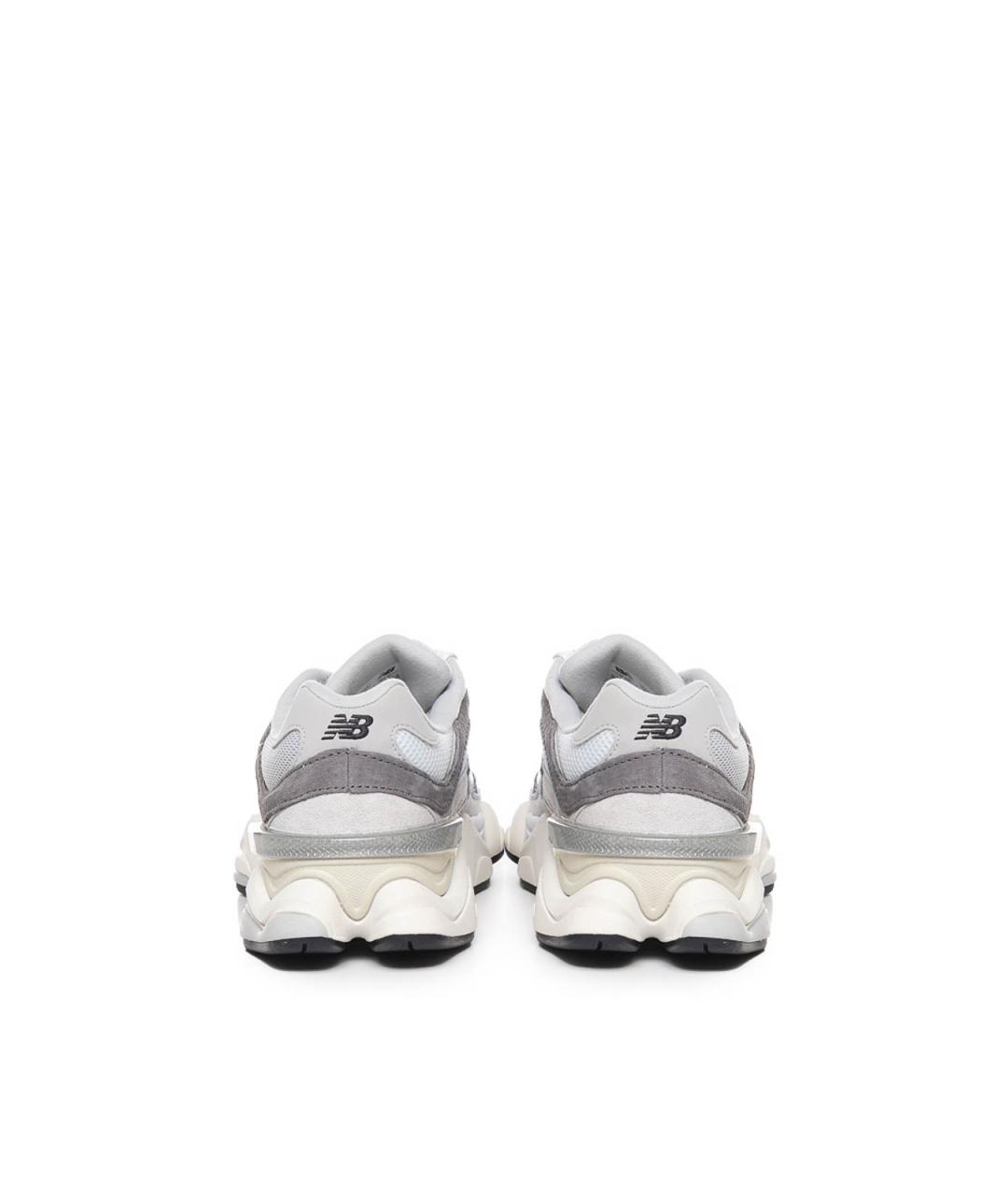 NEW BALANCE Серые замшевые низкие кроссовки / кеды, фото 2