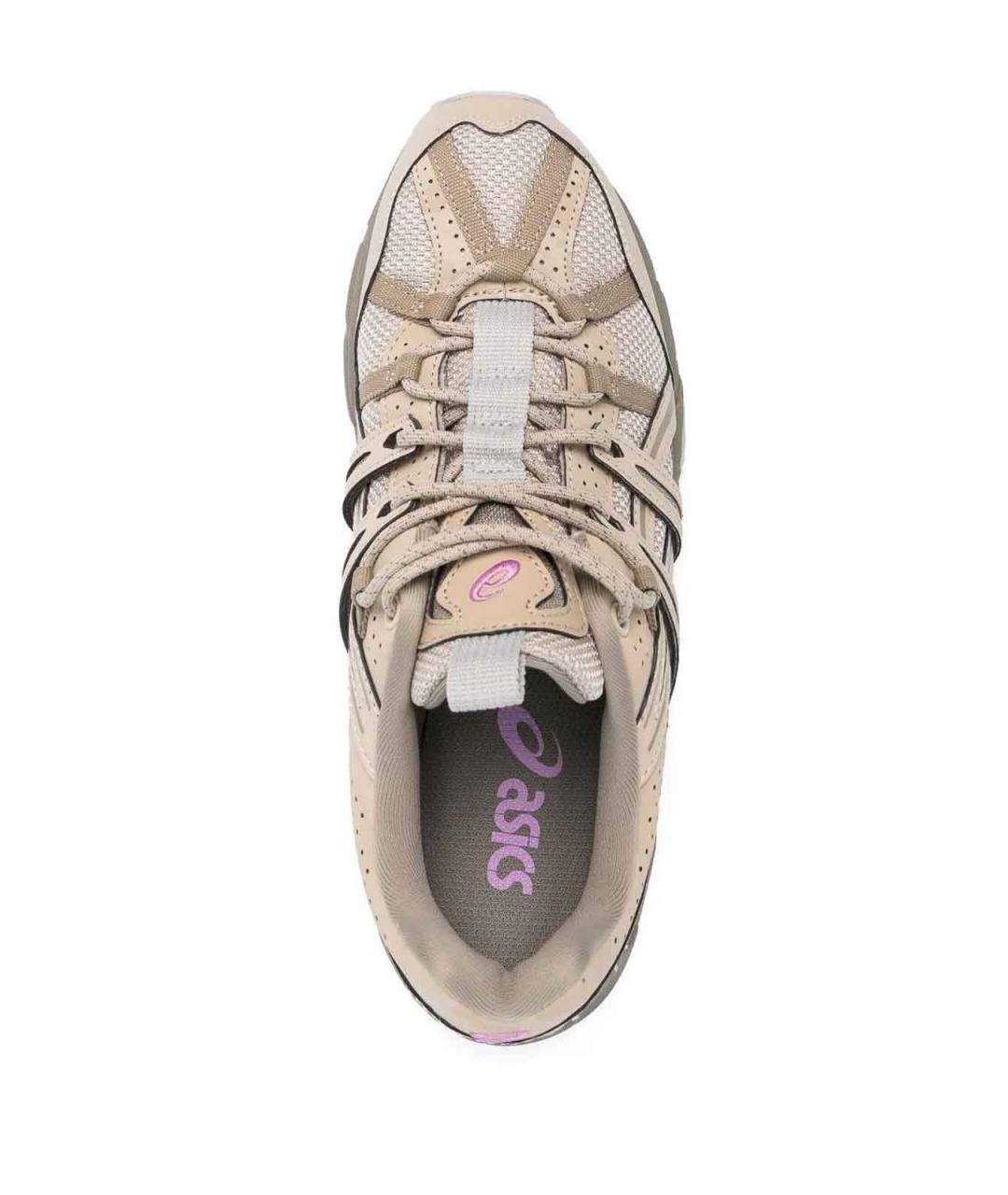 ASICS Серые кожаные кроссовки, фото 2