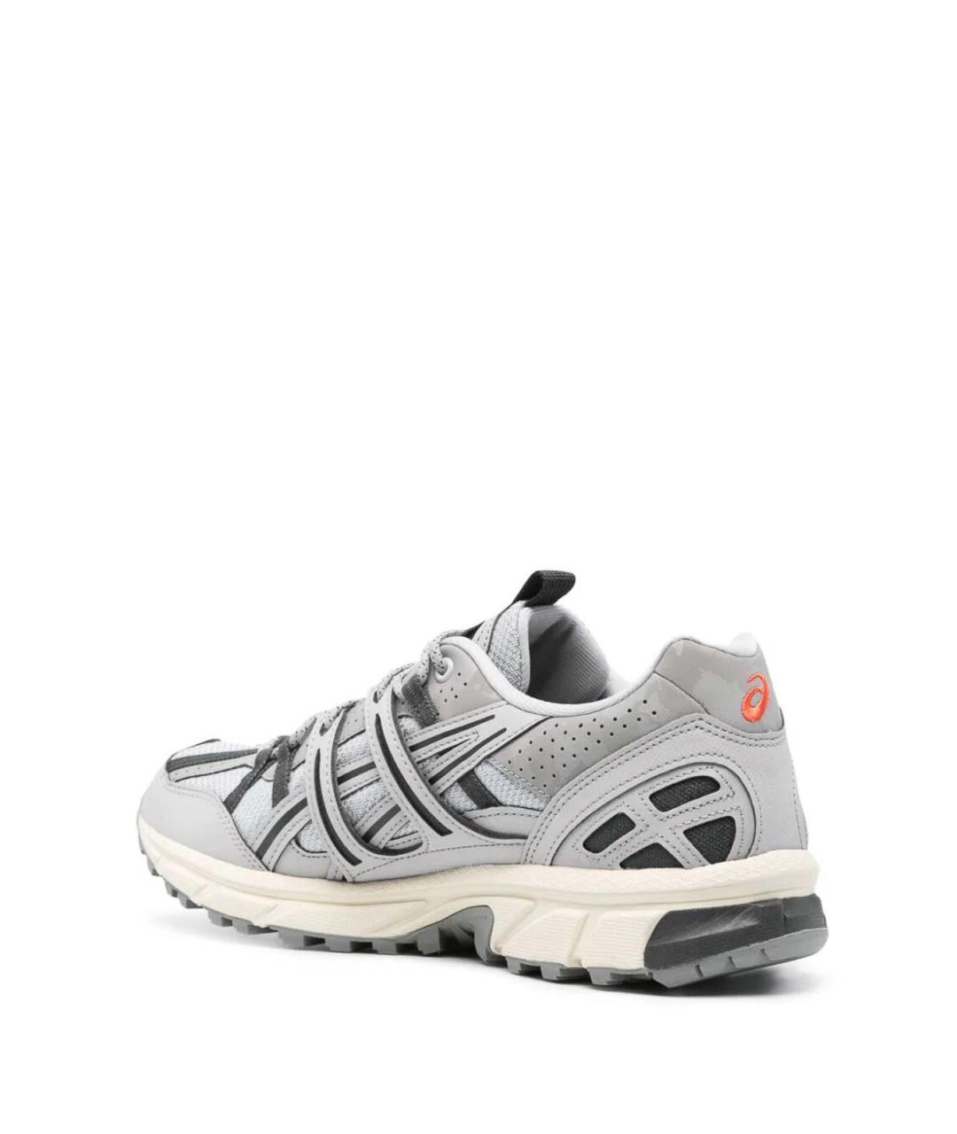 ASICS Серые кожаные кроссовки, фото 2