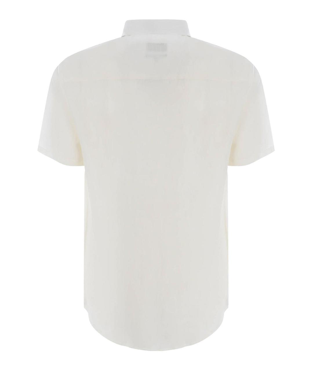 A.P.C. Белая льняная классическая рубашка, фото 3