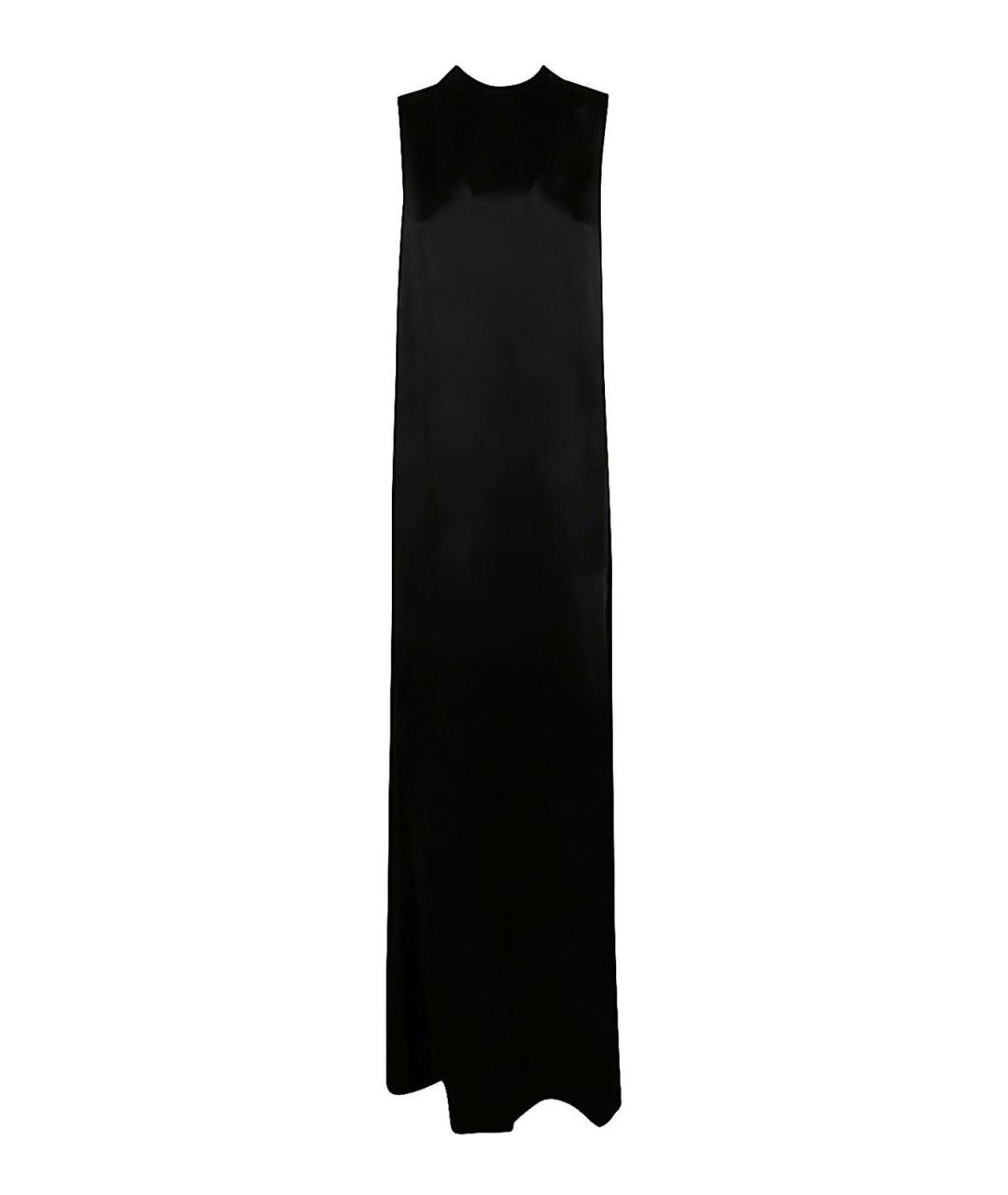 ANN DEMEULEMEESTER Черное вискозное повседневное платье, фото 1