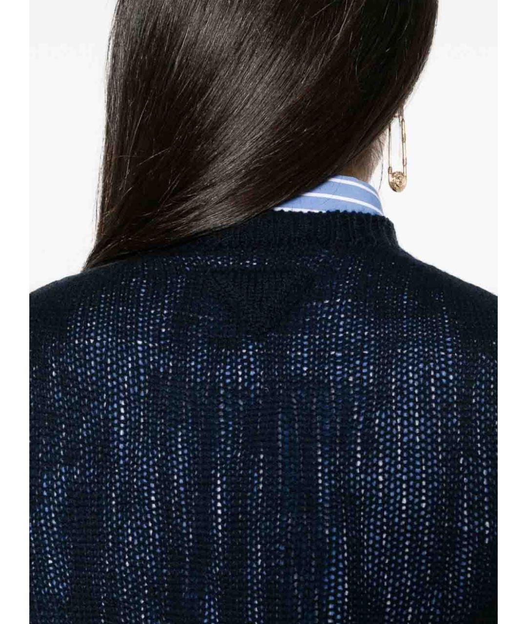 PRADA Темно-синяя кашемировая жилетка, фото 5