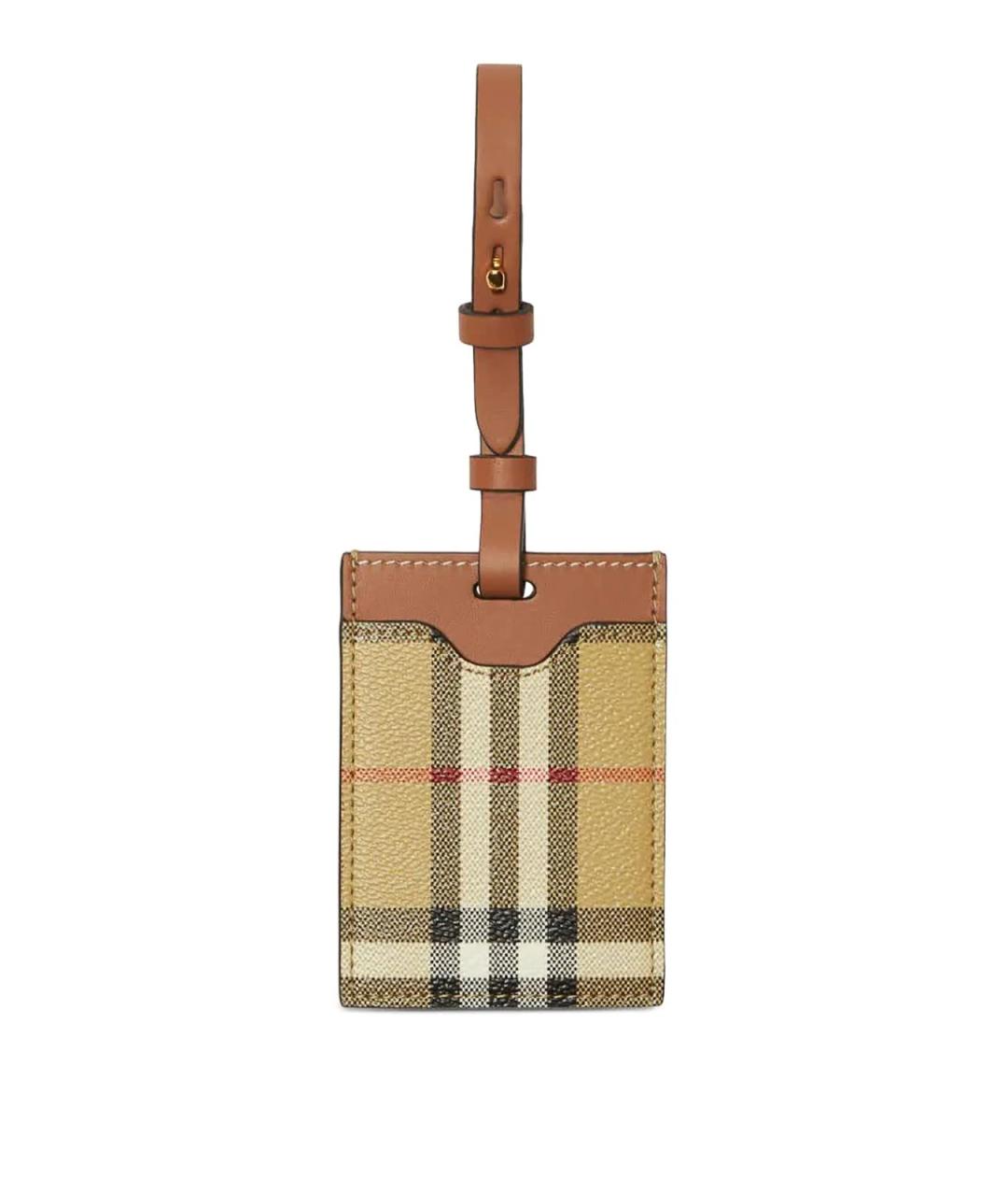 BURBERRY Бежевая кожаная сумка на плечо, фото 1