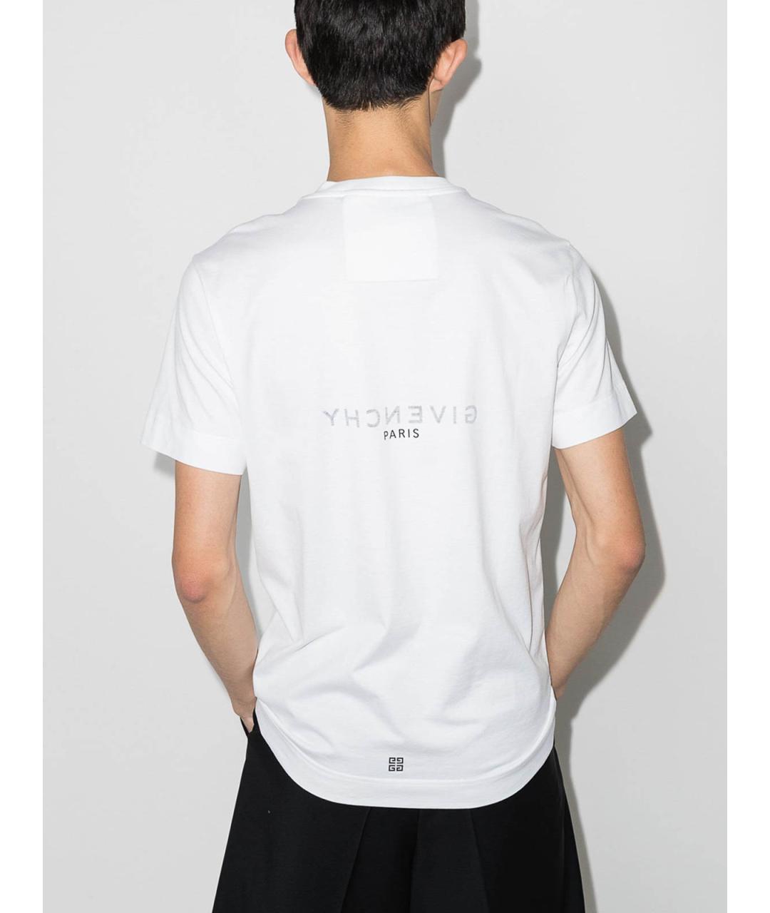 GIVENCHY Белая хлопковая футболка, фото 5