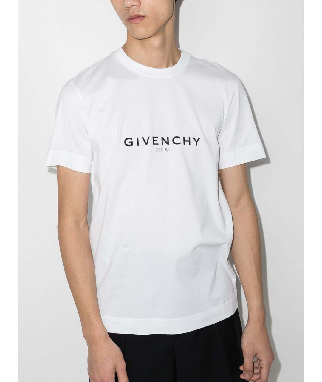GIVENCHY Белая хлопковая футболка, фото 3